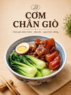 Hình ảnh Cơm chân giò