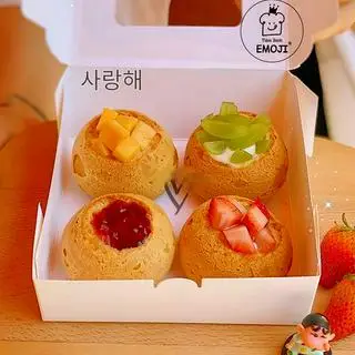Hình ảnh Set Su Kem Hàn Hoa Quả Tươi