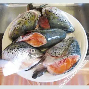 Hình ảnh lẩu cá hồi 