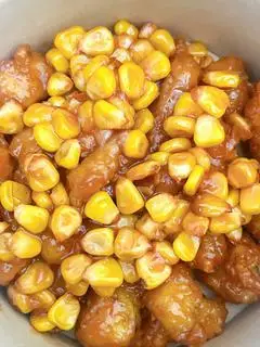 Hình ảnh Gà viên xốt bơ bắp