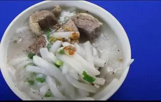 Hình ảnh Bánh canh vịt bột xắt nước cốt dừa