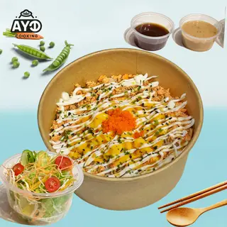 Hình ảnh Cơm cá hồi phô mai ayo