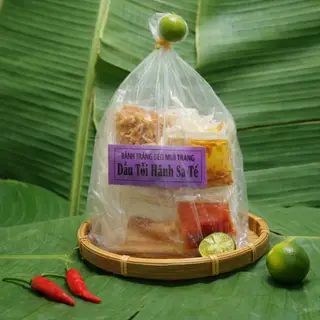 Hình ảnh Bánh Tráng Phơi Sương Dẻo Dầu Tỏi Hành Sa Tế