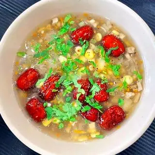 Hình ảnh Soup Táo Đỏ Cầu Vồng