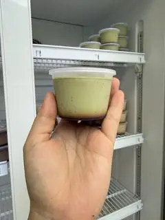 Hình ảnh flan matcha