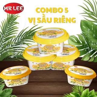 Hình ảnh Combo 5 hũ tàu hủ tươi hương sầu riêng