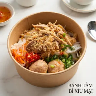 Hình ảnh Bánh tằm bì xíu mại nước cốt dừa