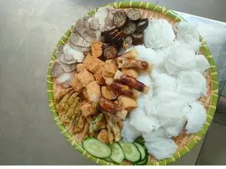 Hình ảnh Bún đậu đầy đủ mẹt 3 tặng 3 Trà quất