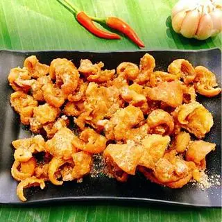 Hình ảnh Da gà chiên nước mắm