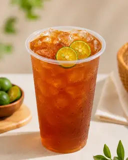 Hình ảnh Hồng trà sốt tắc 