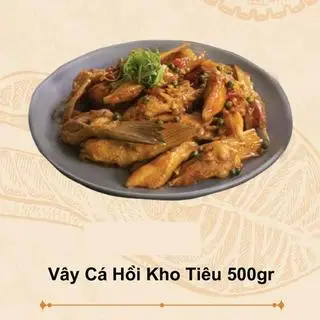 Hình ảnh Vây Cá Hồi kho tiêu 500gr