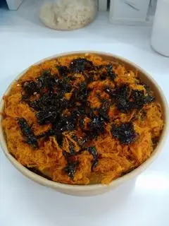 Hình ảnh Bông lan chà bông gà cay, rong biển (tô)