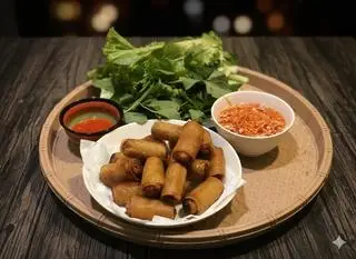 Hình ảnh Chả giò Tôm + Nhân Thịt + Củ Cải Đỏ,.. Phần 10 Cuốn