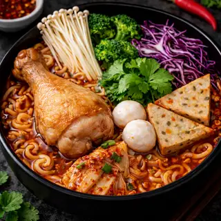 Hình ảnh Mì Kim Chi Gà
