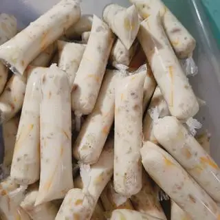 Hình ảnh kem chuối mix  mít đậu phộng chuẩn vị nhà làm (1bịch) như hình 