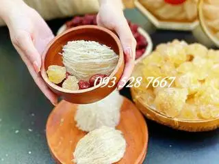 Hình ảnh 01 TỔ YẾN SỢI TRUNG, NGẮN KÈM ĐỒ CHƯNG