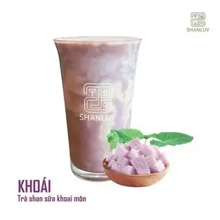 Hình ảnh (Khoái) Trà Shan Sữa Khoai Môn