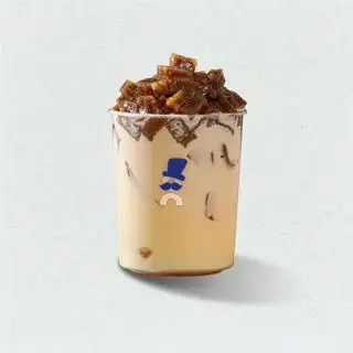Hình ảnh Trà sữa gạo rang trân châu bánh bò