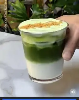 Hình ảnh matcha latte kemchese