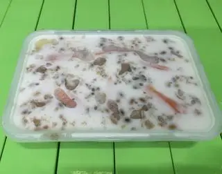 Hình ảnh kem chuối hộp có mít(625g)