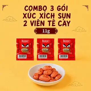 Hình ảnh Combo 3 Gói Xúc Xích Sụn 2 Viên Tê Cay 11g
