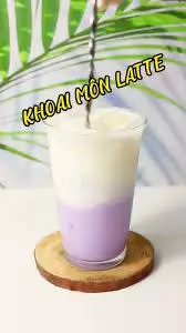Hình ảnh Latte khoai môn