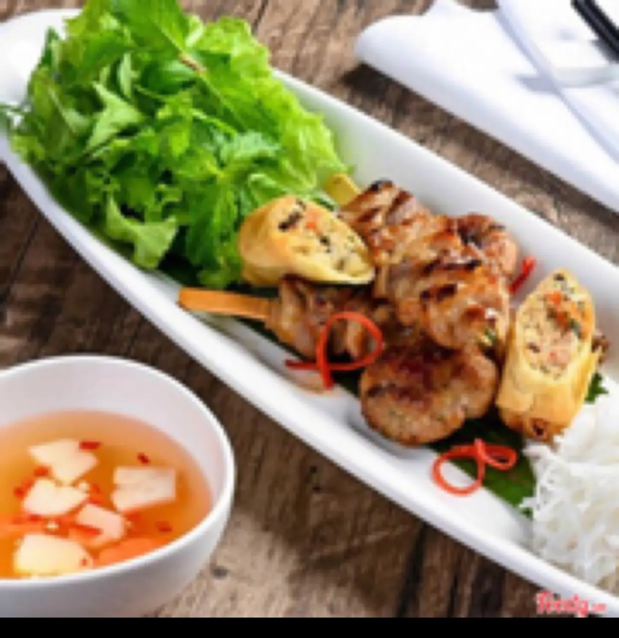 Hình ảnh Bún chả + Nem