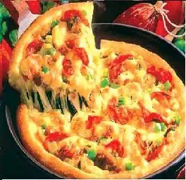 Hình ảnh Pizza phô mai cao cấp cà chua bi (size S 20cm)