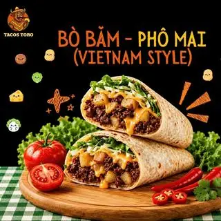 Hình ảnh Tacos bò phô mai