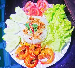 Hình ảnh Cơm Tôm Kho Tàu