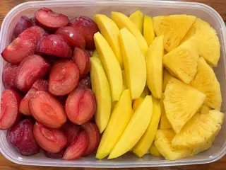 Hình ảnh mận- xoài- dứa