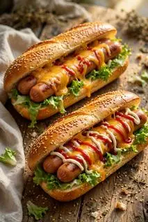 Hình ảnh Bánh mì xúc xích