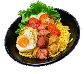 Hình ảnh Mì trộn cá viên