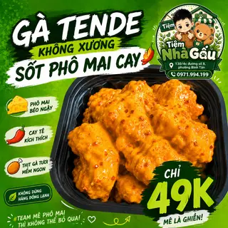 Hình ảnh gà tender không xương phomai cay 