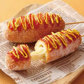 Hình ảnh Hotdog Xúc Xích Nhân Phô Mai