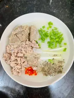 Hình ảnh Cháo Sườn Thịt Bằm