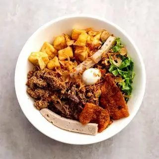 Hình ảnh Miến Trộn Cua Bò Giò Đậu Chả Trứng Cút