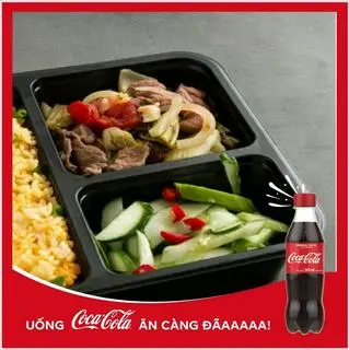 Hình ảnh Cơm rang dưa bò + coca chai