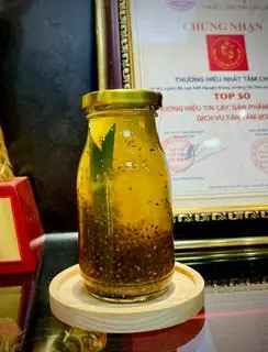 Hình ảnh Combo 1 nước yến tươi hầm nấm đông trùng size 200ml+ 1 súp bào ngư size M