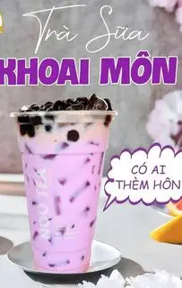 Hình ảnh trà sữa khoai môn 700 ml