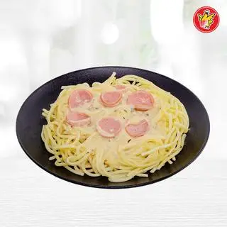 Hình ảnh Mì Ý Carbonara Xúc Xích