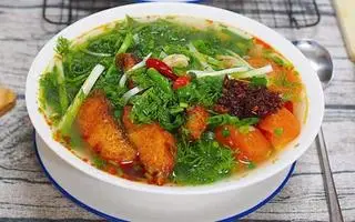Hình ảnh bánh đa cá sườn 