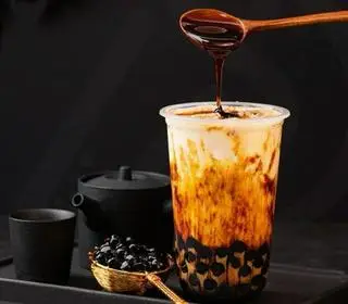 Hình ảnh Sữa Tươi Trân Châu Đường Đen