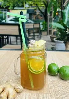 Hình ảnh Trà gừng ô mai