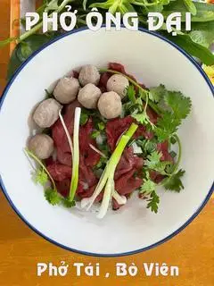 Hình ảnh Phở tái bò viên