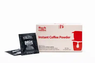 Hình ảnh Cà phê hoà tan đen - 30gr (10 gói) 