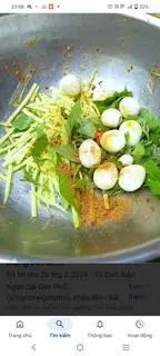 Hình ảnh xoài lắc trứng cút 