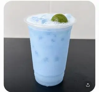 Hình ảnh quất lắc sữa việt quất