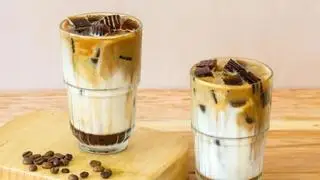 Hình ảnh Cà phê sữa tươi hạnh nhân