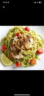 Hình ảnh Mì pesto ức gà